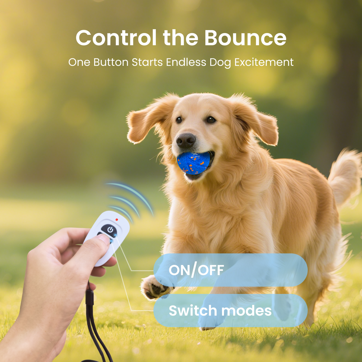 Ollapet Smart Interactive Dog Toy Ball