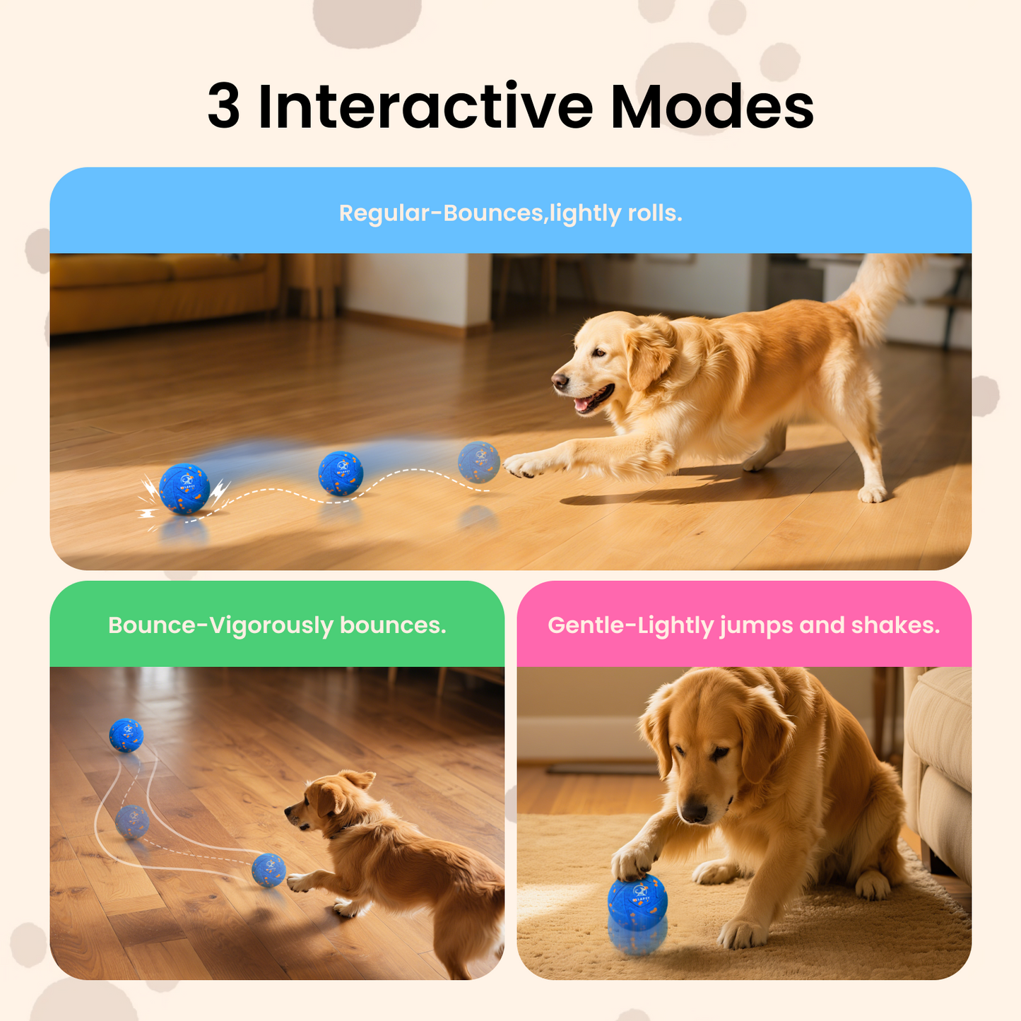 Ollapet Smart Interactive Dog Toy Ball